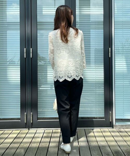 Couture Brooch / クチュールブローチ ショート・ハーフ・半端丈パンツ | ポイントパール調ハイパーストレッチパンツ | 詳細9