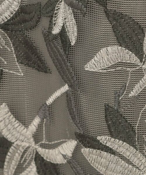 Couture Brooch / クチュールブローチ ロング・マキシ丈スカート | 【花柄・きれいめ・通勤】リンドウエンブロメッシュスカート | 詳細24