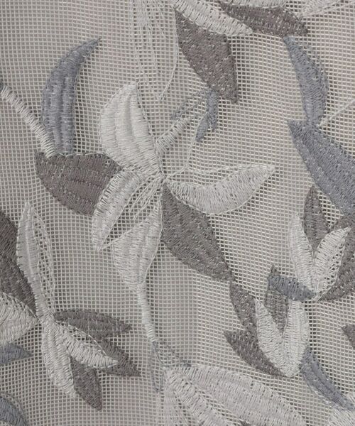 Couture Brooch / クチュールブローチ ロング・マキシ丈スカート | 【花柄・きれいめ・通勤】リンドウエンブロメッシュスカート | 詳細25