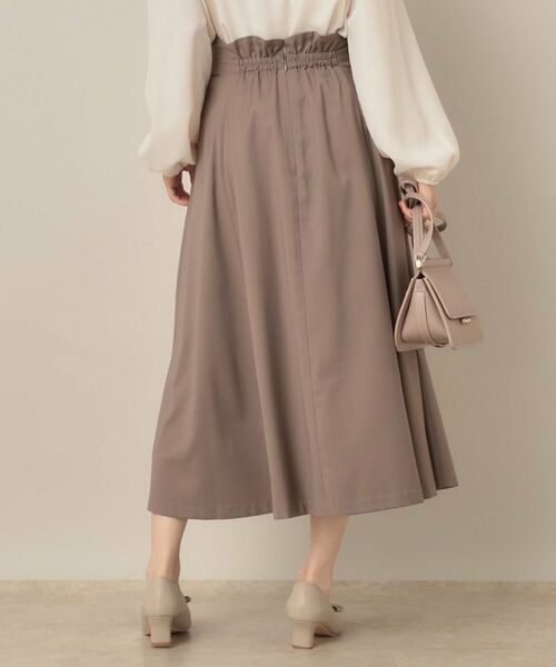 Couture Brooch / クチュールブローチ ロング・マキシ丈スカート | 【大人可愛い・通勤】スカラウエスト サイドベルト パネルスカート | 詳細18