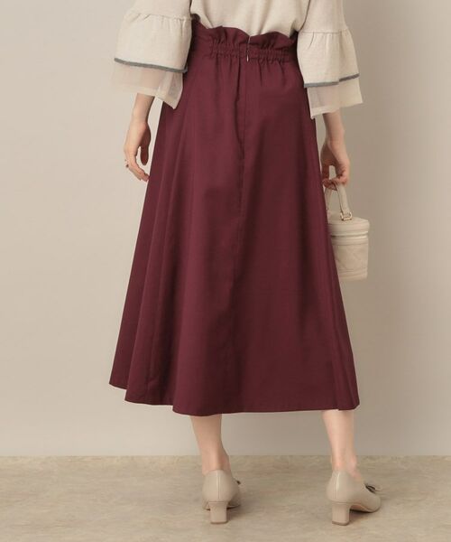 Couture Brooch / クチュールブローチ ロング・マキシ丈スカート | 【大人可愛い・通勤】スカラウエスト サイドベルト パネルスカート | 詳細28