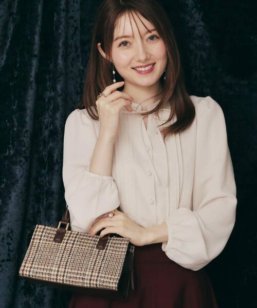 Couture Brooch / クチュールブローチ シャツ・ブラウス | 【大人可愛い・通勤】ピンタックレースブラウス | 詳細12