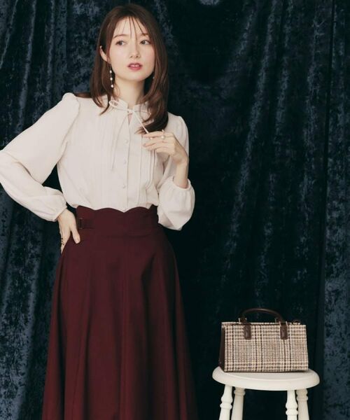 Couture Brooch / クチュールブローチ シャツ・ブラウス | 【大人可愛い・通勤】ピンタックレースブラウス | 詳細14