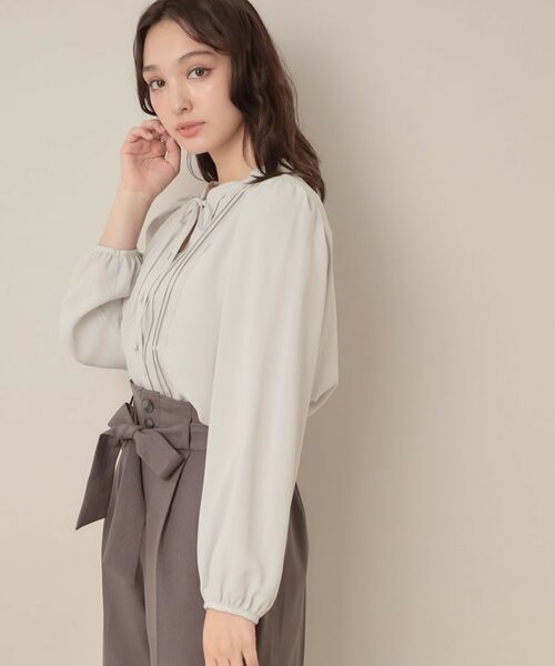 Couture Brooch / クチュールブローチ シャツ・ブラウス | 【大人可愛い・通勤】ピンタックレースブラウス | 詳細23