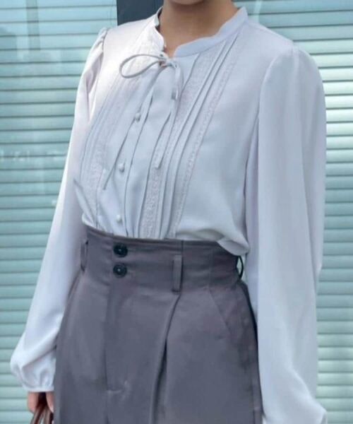 Couture Brooch / クチュールブローチ シャツ・ブラウス | 【大人可愛い・通勤】ピンタックレースブラウス | 詳細28