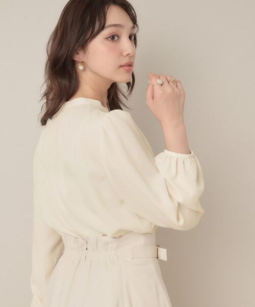 Couture Brooch / クチュールブローチ シャツ・ブラウス | 【大人可愛い・通勤】ピンタックレースブラウス | 詳細6