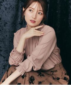 Couture Brooch / クチュールブローチ シャツ・ブラウス | 【きれいめ・通勤】RTピケ前後2WAYシャーリングブラウス