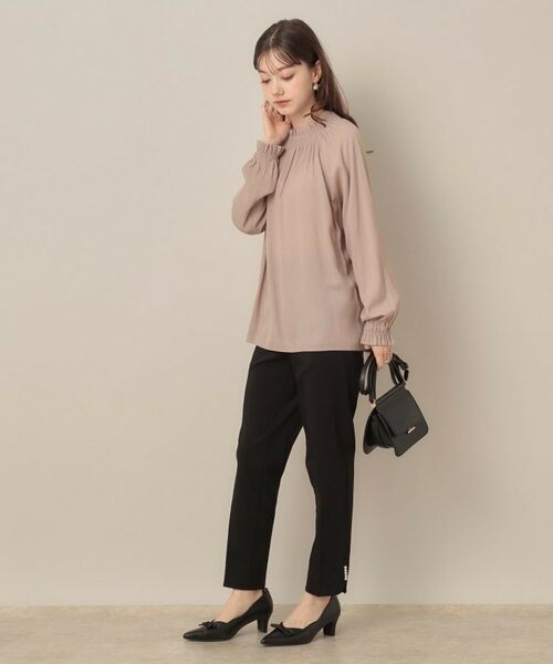 Couture Brooch / クチュールブローチ シャツ・ブラウス | 【きれいめ・通勤】RTピケ前後2WAYシャーリングブラウス | 詳細14