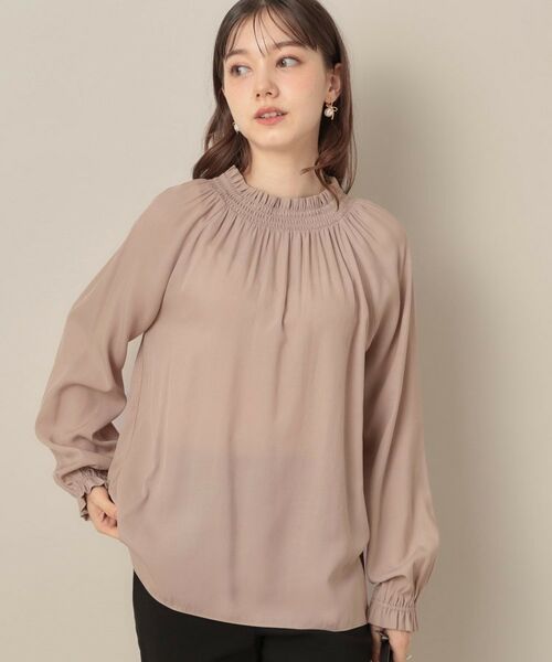 Couture Brooch / クチュールブローチ シャツ・ブラウス | 【きれいめ・通勤】RTピケ前後2WAYシャーリングブラウス | 詳細15