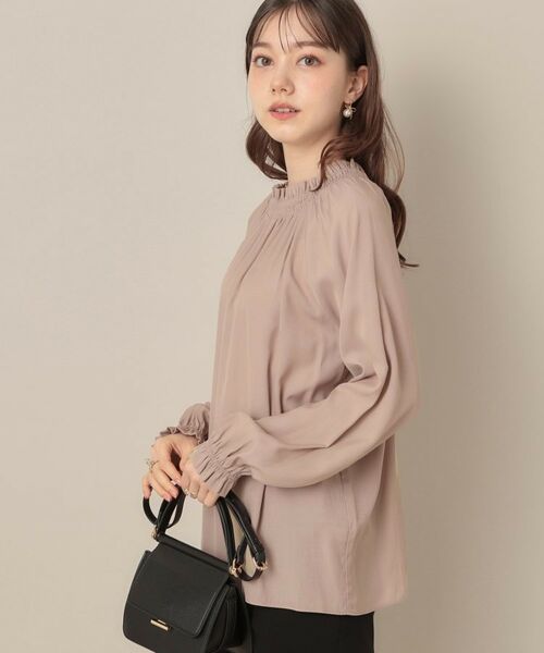 Couture Brooch / クチュールブローチ シャツ・ブラウス | 【きれいめ・通勤】RTピケ前後2WAYシャーリングブラウス | 詳細16