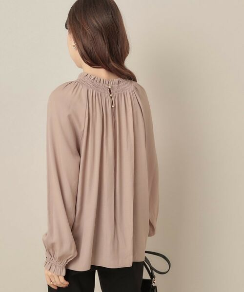 Couture Brooch / クチュールブローチ シャツ・ブラウス | 【きれいめ・通勤】RTピケ前後2WAYシャーリングブラウス | 詳細17