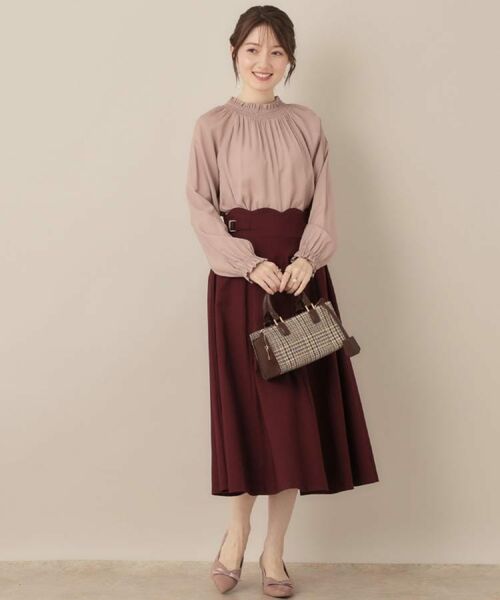 Couture Brooch / クチュールブローチ シャツ・ブラウス | 【きれいめ・通勤】RTピケ前後2WAYシャーリングブラウス | 詳細18