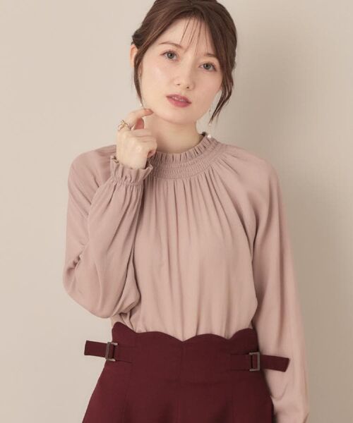 Couture Brooch / クチュールブローチ シャツ・ブラウス | 【きれいめ・通勤】RTピケ前後2WAYシャーリングブラウス | 詳細19