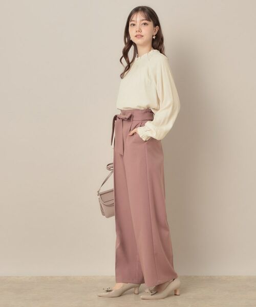 Couture Brooch / クチュールブローチ シャツ・ブラウス | 【きれいめ・通勤】RTピケ前後2WAYシャーリングブラウス | 詳細2