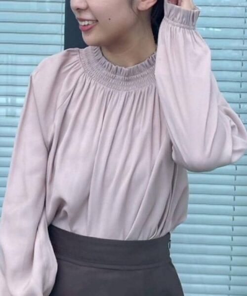 Couture Brooch / クチュールブローチ シャツ・ブラウス | 【きれいめ・通勤】RTピケ前後2WAYシャーリングブラウス | 詳細27