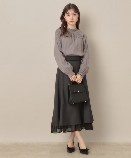 Couture Brooch / クチュールブローチ シャツ・ブラウス | 【きれいめ・通勤】RTピケ前後2WAYシャーリングブラウス | 詳細28