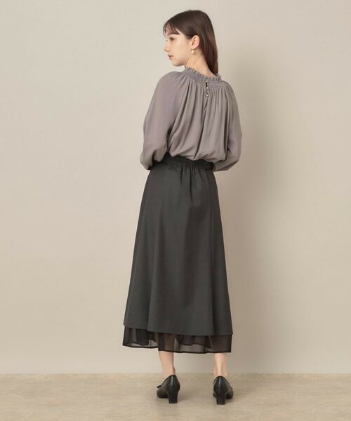 Couture Brooch / クチュールブローチ シャツ・ブラウス | 【きれいめ・通勤】RTピケ前後2WAYシャーリングブラウス | 詳細30