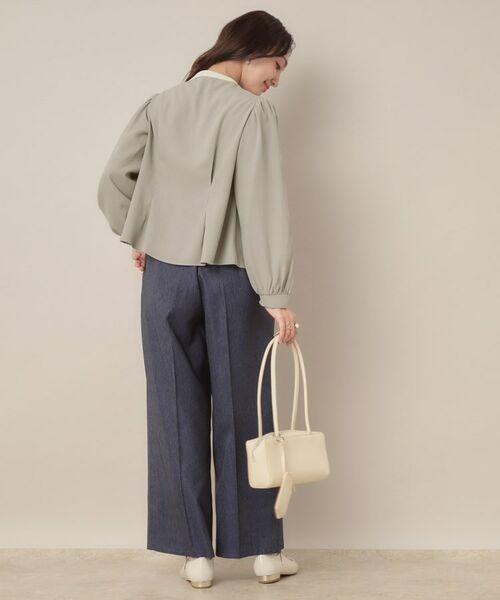 Couture Brooch / クチュールブローチ シャツ・ブラウス | 【きれいめ・通勤】配色羽織れるブラウス | 詳細18