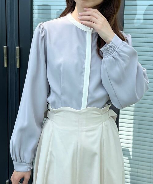Couture Brooch / クチュールブローチ シャツ・ブラウス | 【きれいめ・通勤】配色羽織れるブラウス | 詳細23