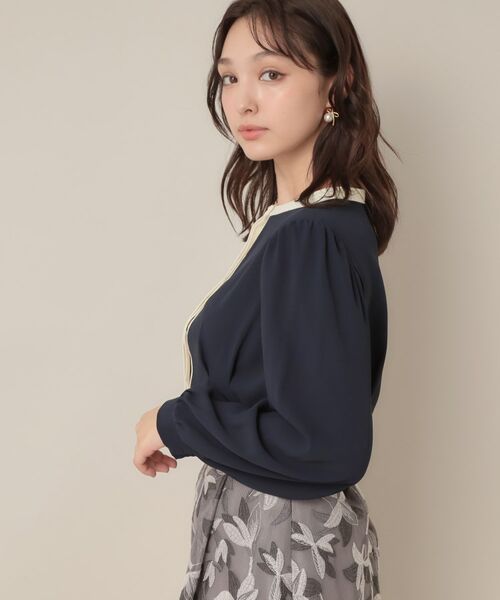 Couture Brooch / クチュールブローチ シャツ・ブラウス | 【きれいめ・通勤】配色羽織れるブラウス | 詳細28