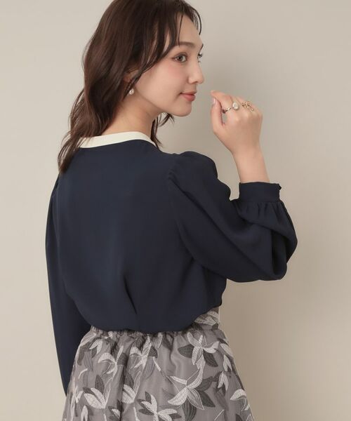 Couture Brooch / クチュールブローチ シャツ・ブラウス | 【きれいめ・通勤】配色羽織れるブラウス | 詳細29