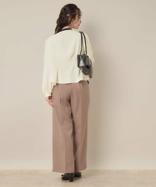 Couture Brooch / クチュールブローチ シャツ・ブラウス | 【きれいめ・通勤】配色羽織れるブラウス | 詳細3