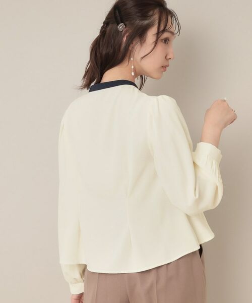 Couture Brooch / クチュールブローチ シャツ・ブラウス | 【きれいめ・通勤】配色羽織れるブラウス | 詳細7