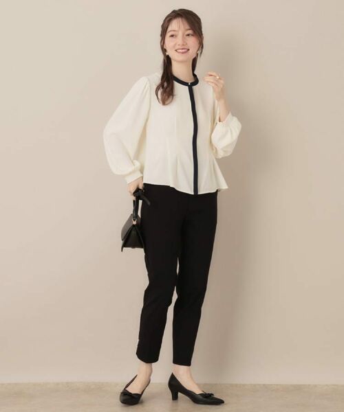 Couture Brooch / クチュールブローチ シャツ・ブラウス | 【きれいめ・通勤】配色羽織れるブラウス | 詳細8