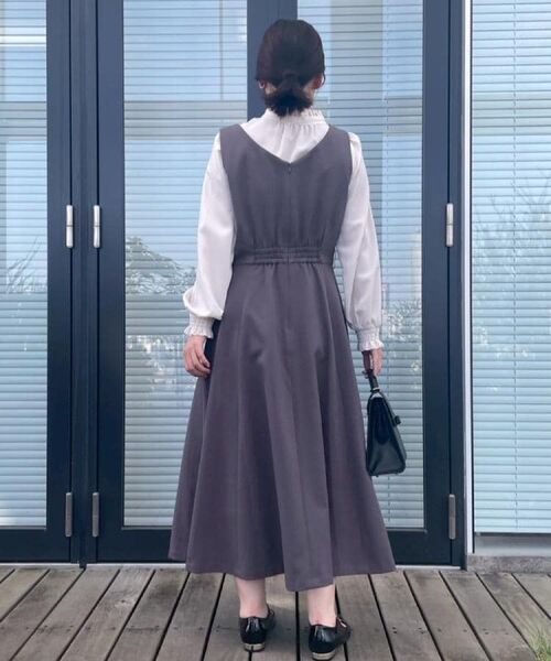 Couture Brooch / クチュールブローチ シャツ・ブラウス | 【フェミニン・通勤】タイ付きピコフリルブラウス | 詳細18