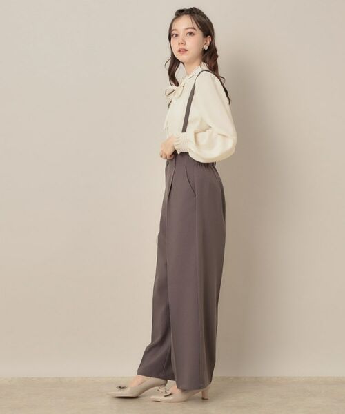 Couture Brooch / クチュールブローチ シャツ・ブラウス | 【フェミニン・通勤】タイ付きピコフリルブラウス | 詳細2