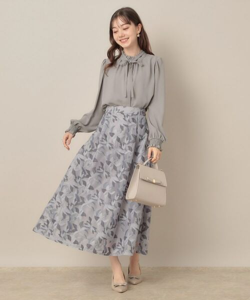 Couture Brooch / クチュールブローチ シャツ・ブラウス | 【フェミニン・通勤】タイ付きピコフリルブラウス | 詳細20