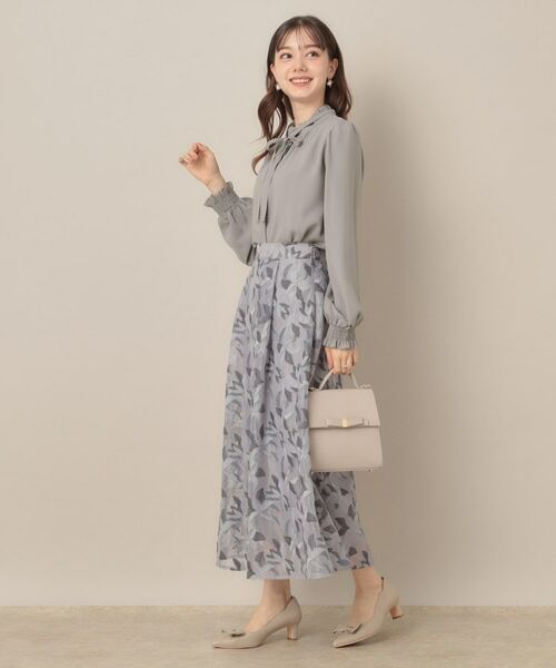 Couture Brooch / クチュールブローチ シャツ・ブラウス | 【フェミニン・通勤】タイ付きピコフリルブラウス | 詳細21