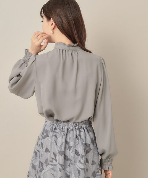 Couture Brooch / クチュールブローチ シャツ・ブラウス | 【フェミニン・通勤】タイ付きピコフリルブラウス | 詳細25