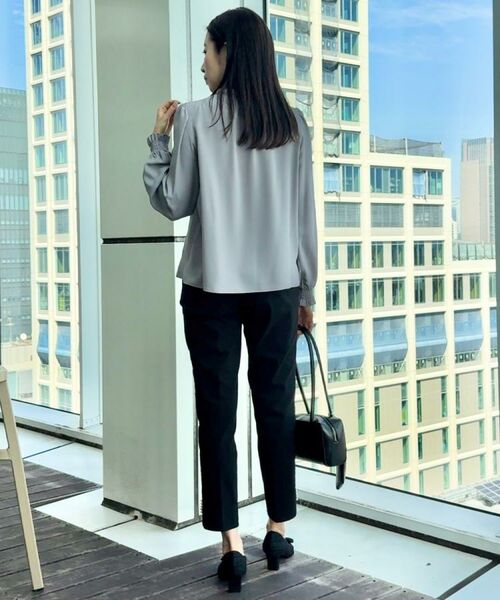 Couture Brooch / クチュールブローチ シャツ・ブラウス | 【フェミニン・通勤】タイ付きピコフリルブラウス | 詳細28