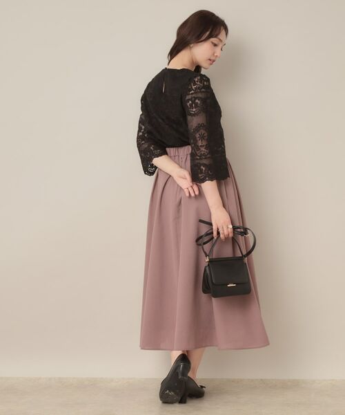 Couture Brooch / クチュールブローチ シャツ・ブラウス | 【一枚で着映える・高見え】刺繍レースフレアー袖ブラウス | 詳細15