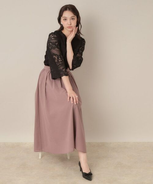 Couture Brooch / クチュールブローチ シャツ・ブラウス | 【一枚で着映える・高見え】刺繍レースフレアー袖ブラウス | 詳細16