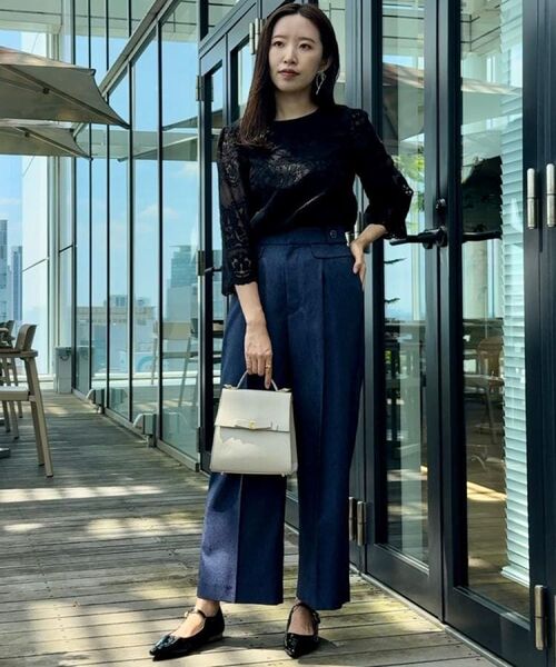 Couture Brooch / クチュールブローチ シャツ・ブラウス | 【一枚で着映える・高見え】刺繍レースフレアー袖ブラウス | 詳細20