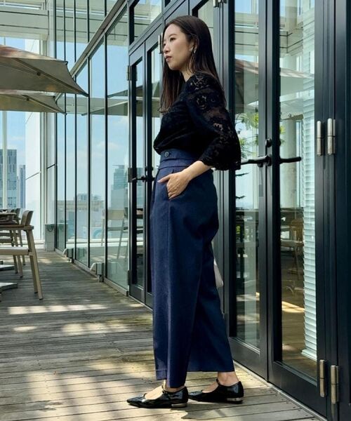 Couture Brooch / クチュールブローチ シャツ・ブラウス | 【一枚で着映える・高見え】刺繍レースフレアー袖ブラウス | 詳細21