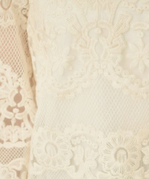 Couture Brooch / クチュールブローチ シャツ・ブラウス | 【一枚で着映える・高見え】刺繍レースフレアー袖ブラウス | 詳細24