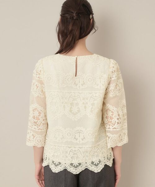 Couture Brooch / クチュールブローチ シャツ・ブラウス | 【一枚で着映える・高見え】刺繍レースフレアー袖ブラウス | 詳細28