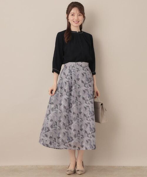 Couture Brooch / クチュールブローチ シャツ・ブラウス | 【6分袖・通勤】配色ジョーゼットブラウス | 詳細27