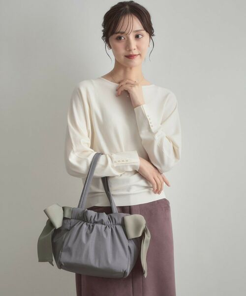 Couture Brooch / クチュールブローチ トートバッグ | サイドリボントートバッグ | 詳細15