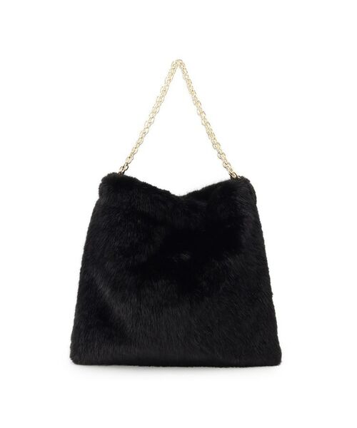 Couture Brooch / クチュールブローチ トートバッグ | フェイクファーチェーンバッグ | 詳細1