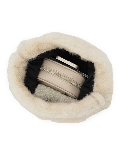 Couture Brooch / クチュールブローチ トートバッグ | フェイクファーチェーンバッグ | 詳細10