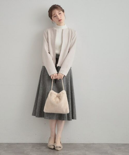 Couture Brooch / クチュールブローチ トートバッグ | フェイクファーチェーンバッグ | 詳細13