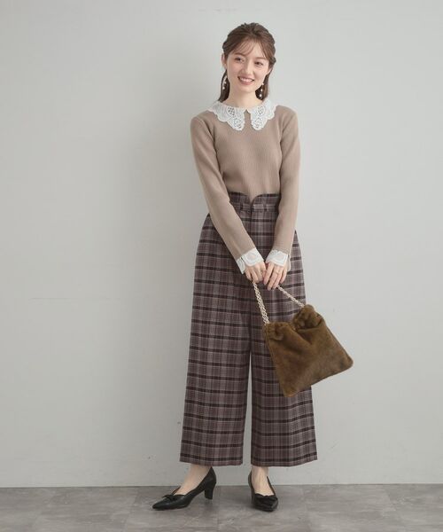 Couture Brooch / クチュールブローチ トートバッグ | フェイクファーチェーンバッグ | 詳細16