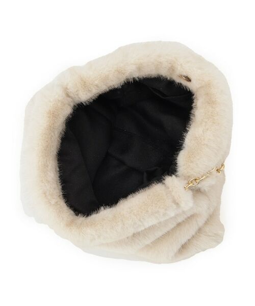 Couture Brooch / クチュールブローチ トートバッグ | フェイクファーチェーンバッグ | 詳細7