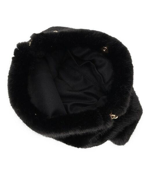 Couture Brooch / クチュールブローチ トートバッグ | フェイクファーチェーンバッグ | 詳細8