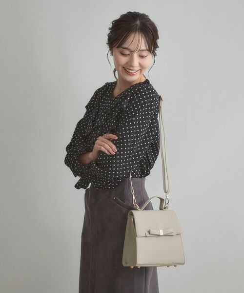 Couture Brooch / クチュールブローチ ハンドバッグ | リボンデザイン2WAYバッグ | 詳細13