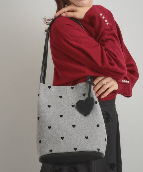 Couture Brooch / クチュールブローチ ハンドバッグ | ハートモチーフハンドバッグ | 詳細11